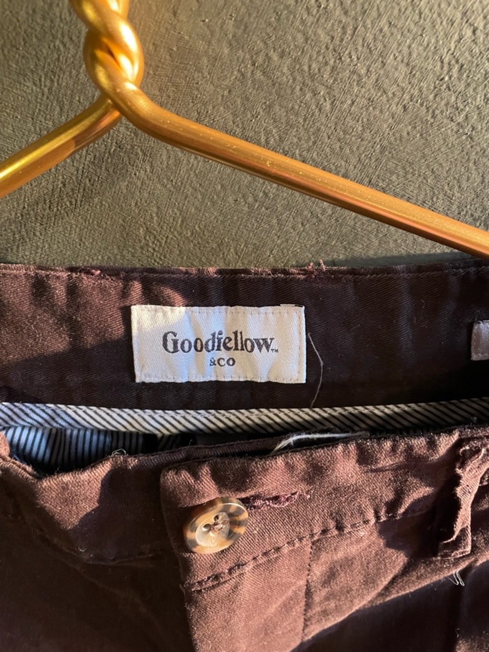 Goodfellow & Co Chocolate Brown Casual Pants